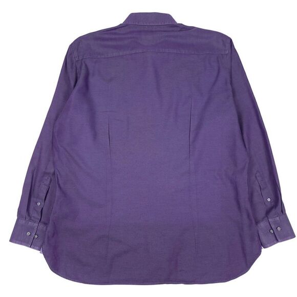 TED BAKER Endurance Long Sleeve Button Down Dress Shirt Dusty Purple Mens 17.5 - Picture 5 of 8